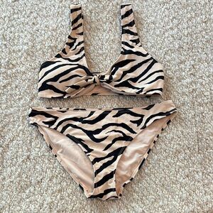 Cabana del Sol Zebra Bikini Set